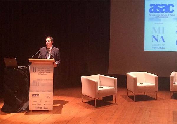 José Molina, cap d'operacions i innovació d'EMATSA, a la XI Jornada Tècnica de l'ASAC