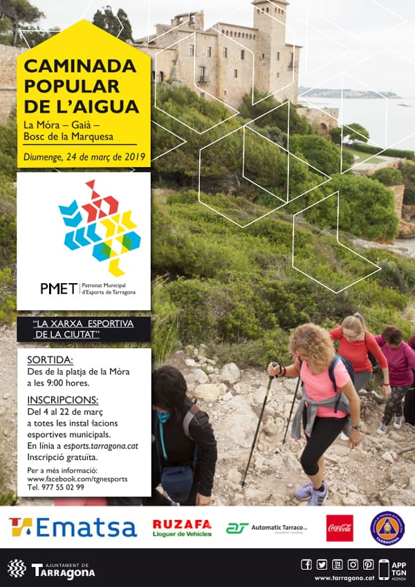 INSCRIBETE EN LA CAMINATA POPULAR DEL AGUA 2019!