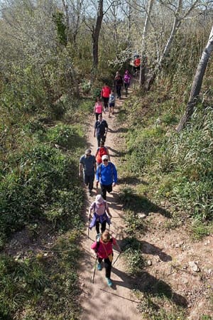 Un moment de la Caminada Popular de l'Aigua 2019