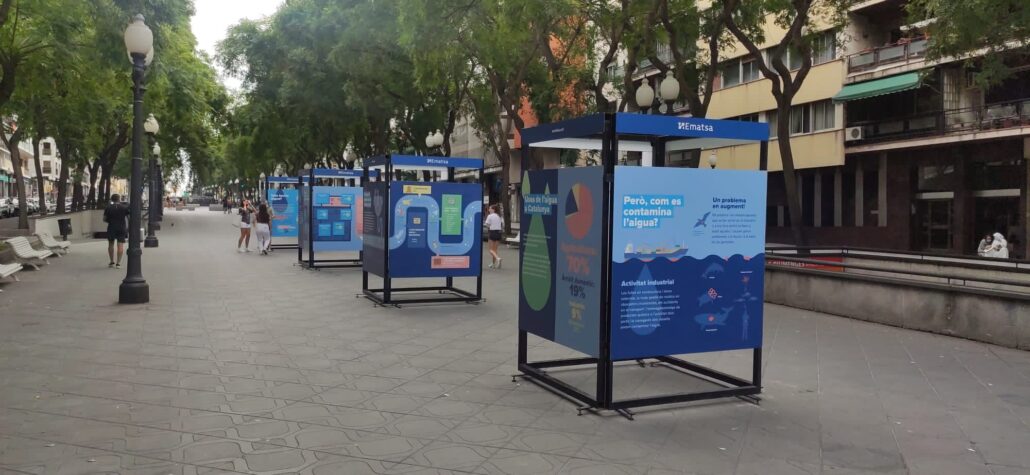 Imagen de la muestra a la Rambla Nova