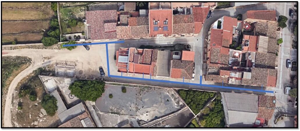 ELS PALLARESOS: Obra conexión tubería calle Major
