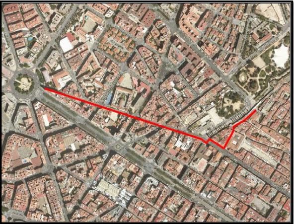 TARRAGONA: renovación tubería de abastecimiento de agua en la calle Estanislau Figueres