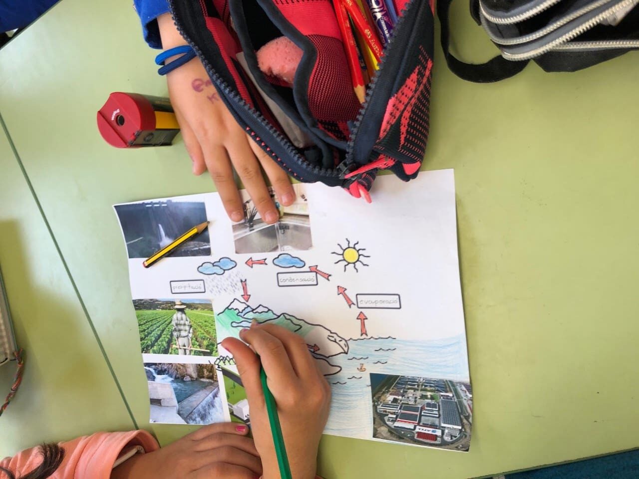 Activitat de l'EscolAQUA a l'aula