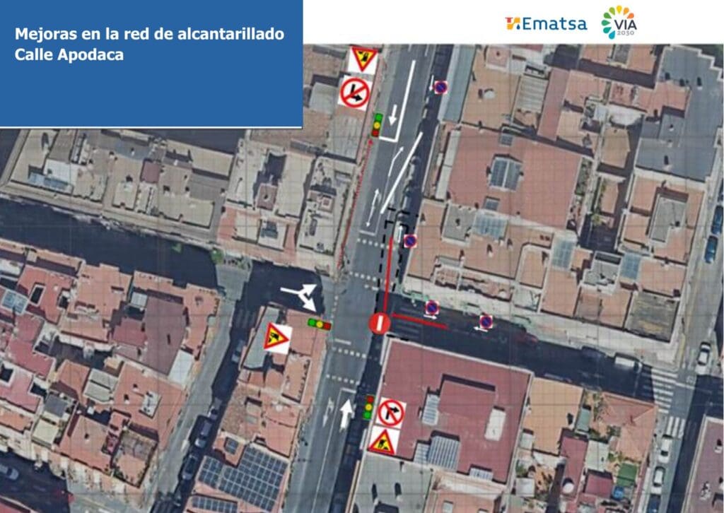 Mapa con las restricciones de tráfico